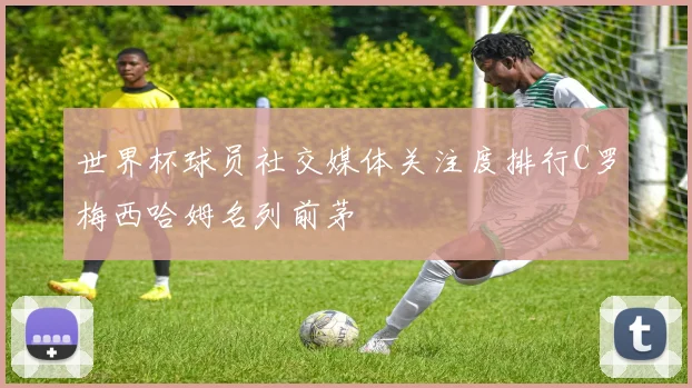 世界杯球员社交媒体关注度排行C罗梅西哈姆名列前茅